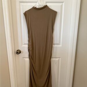 Target Tan Sleeveless Maxi Dress